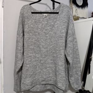 Marled Grey knit sweater